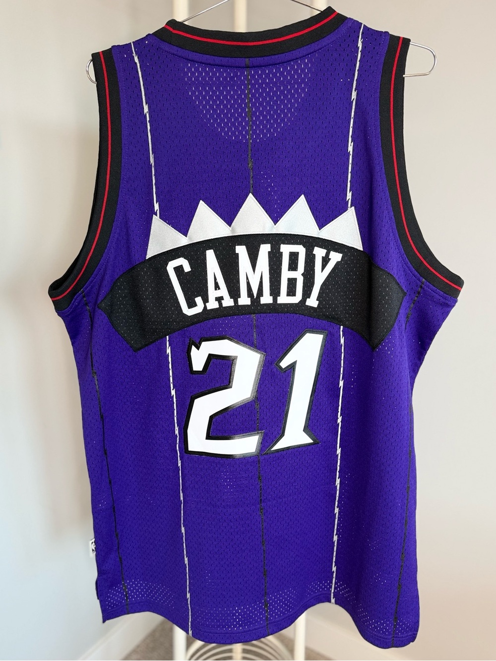 NWOT Toronto Raptors Retro CAMBY #21 Basketball Jersey - Picture 8 of 10